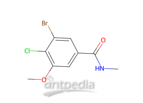 3-溴-4-氯-5-甲氧基-N-甲基苯甲酰胺，2089311-47-5，99%