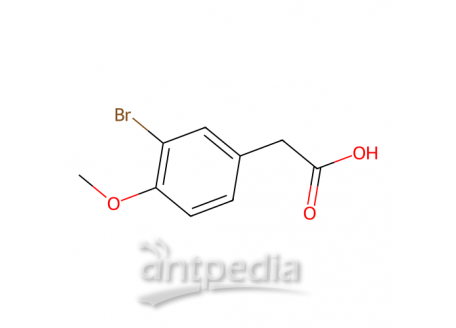 3-溴-4-甲氧基苯乙酸，774-81-2，97%