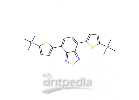 4,7-双(5-三甲基甲锡烷基-2-噻吩基)-2,1,3-苯并三唑，1025451-57-3，95%