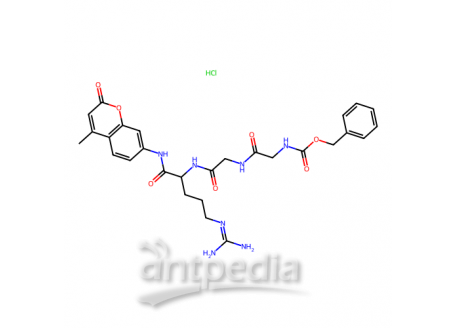 N-CBZ-甘氨酰-甘氨酰-L-精氨酸-7-氨基-4-甲基香豆素盐酸盐，102601-58-1，98%