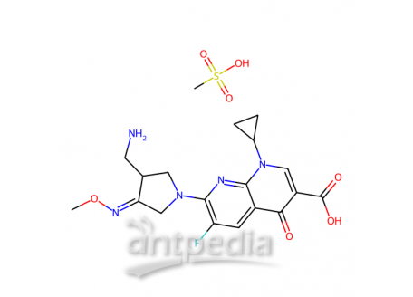 甲磺酸吉米沙星，210353-53-0，98% (HPLC)