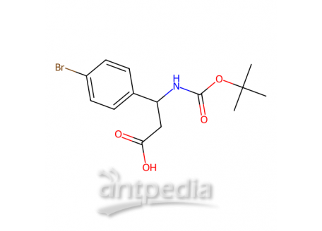 Boc-S-3-氨基-3-(4-溴-苯基)-丙酸，261165-06-4，≥98.0%