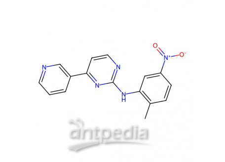2-(2-甲基-5-硝基苯胺基)-4-(3-吡啶基)嘧啶，152460-09-8，>98.0%(HPLC)(T)