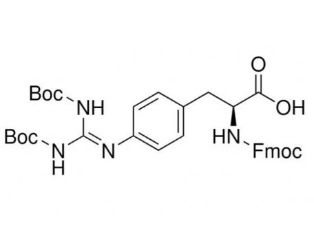 Fmoc-Phe(4-Boc₂-胍基)-OH，187283-25-6，96%