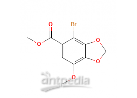 4-溴-7-甲氧基苯并[d] [1,3]二氧杂环戊烯-5-羧酸甲酯，81474-46-6，97%