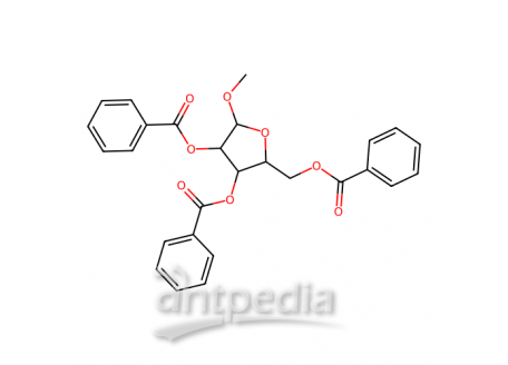 ​甲基 2,3,5-三-O-苯甲酰基-α-D-呋喃阿拉伯糖苷，7473-42-9，≥98%