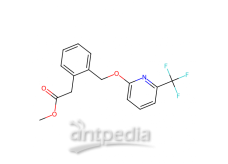 2-(2-(((6-(三氟甲基)吡啶-2-基)氧基)甲基)苯基)乙酸甲酯，187327-30-6，97%