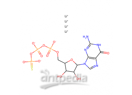 鸟苷5′-γ-硫代三磷酸 四锂盐，94825-44-2，≥90%