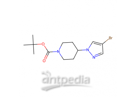 4-(4-溴吡唑-1-基)哌啶-1-甲酸叔丁酯，877399-50-3，98%