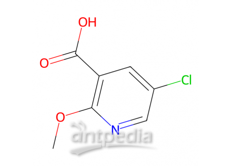 5-氯-2-甲氧基烟酸，54916-65-3，97%