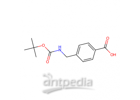 4-[(叔丁氧羰基氨基)甲基]苯甲酸，33233-67-9，98%