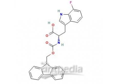 (S)-2-((((9H-芴-9-基)甲氧基)羰基)氨基)-3-(7-氟-1H-吲哚-3-基)丙酸，1956434-65-3，95%