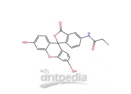 5-碘乙酰氨基荧光素(5-IAF)，63368-54-7，≥95% (HPLC)