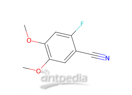 2-氟-4,5-二甲氧基苯腈，119396-88-2，>98.0%(GC)