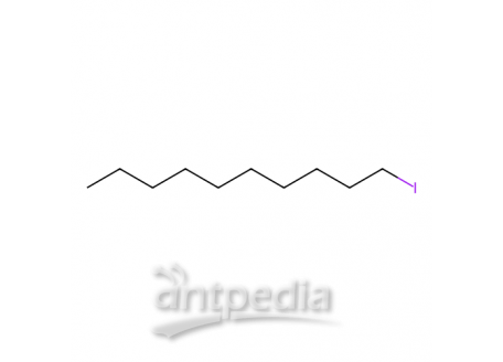 1-碘癸烷(含稳定剂铜屑)，2050-77-3，>96.0%(GC)