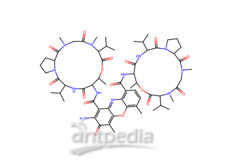 放线菌素 D，50-76-0，来源于链霉菌属，适于细胞培养