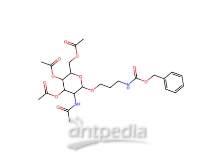 2-乙酰氨基-3,4,6-三-O-乙酰基-1-O-(N-Cbz-6-氨基丙醇)-2-脱氧-β-D-吡喃半乳糖，143918-33-6，≥98%