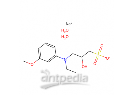 N-乙基-N-(2-羟基-3-磺丙基)-3-甲氧基苯胺钠盐二水合物，82692-96-4，98%