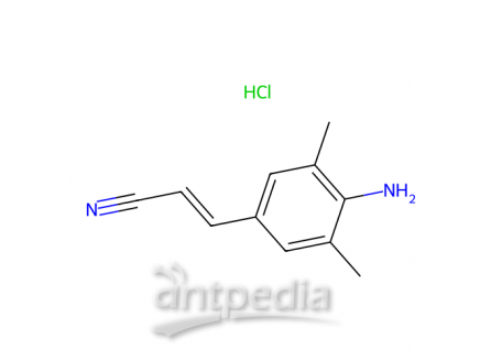 （E）-3-（4-氨基-3,5-二甲基苯基）丙烯腈盐酸盐，661489-23-2，97%