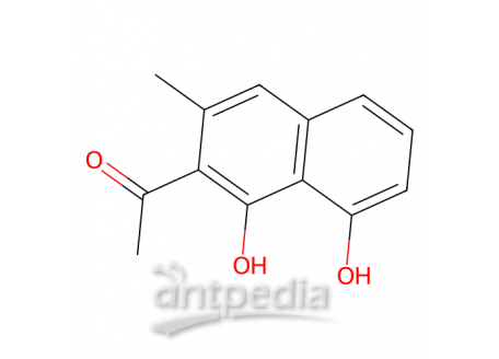1-（1,8-二羟基-3-甲基萘-2-基）乙酮，3785-24-8，98%