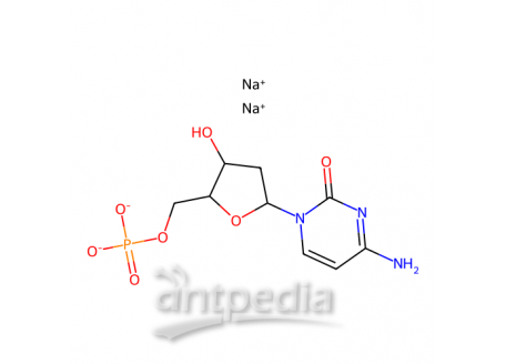 2′-脱氧胞苷-5′-磷酸二钠盐，13085-50-2，98%