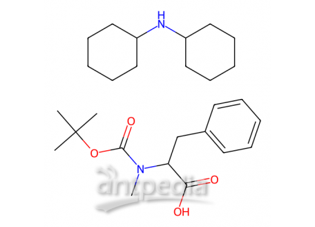 N-叔丁氧羰基-N-甲基-L-苯丙氨酸二环己胺盐，40163-88-0，97%