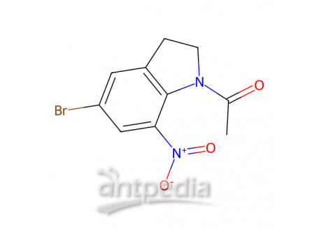 1-乙酰基-5-溴-7-硝基吲哚啉，62368-07-4，98%