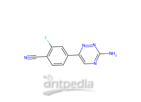 4-(3-氨基-1,2,4-三嗪-6-基)-2-氟苯甲腈，1197377-47-1，95%