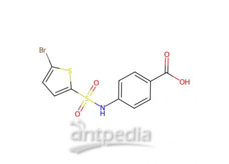 4-（5-溴-噻吩-2-磺酰氨基）-苯甲酸，327081-37-8，97%