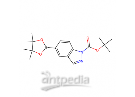 5-(四甲基-1,3,2-二氧杂硼硼烷-2-基)-1H-吲唑-1-甲酸叔丁酯，864771-44-8，97%