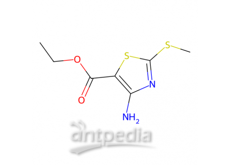 4-氨基-2-（甲硫基）噻唑-5-羧酸乙酯，39736-29-3，95%