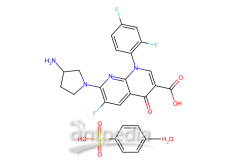 对甲苯磺酸妥舒沙星水合物，1400591-39-0，>98.0%(HPLC)