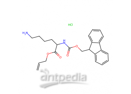 N2-[芴甲氧羰基]-L-赖氨酸烯丙酯单盐酸盐，815619-80-8，97%