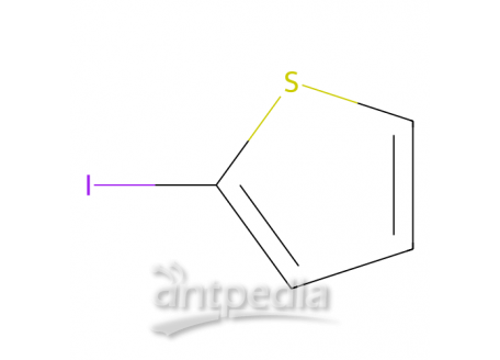 2-碘噻吩，3437-95-4，97%,含铜稳定剂