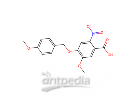 5-甲氧基-4-((4-甲氧基苄基)氧基)-2-硝基苯甲酸，1643979-88-7，97%