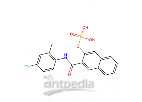 萘酚AS-TR磷酸酯[用于生化研究]，2616-72-0，>95.0%(HPLC)