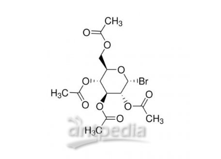 乙酰溴-α-D-葡萄糖，572-09-8，98%,含2% CaCO3稳定剂