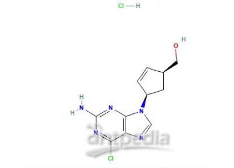 (1S,4R)-4-(2-氨基-6-氯-9H-嘌呤-9-基)-2-环戊烯-1-甲醇盐酸盐，172015-79-1，95%