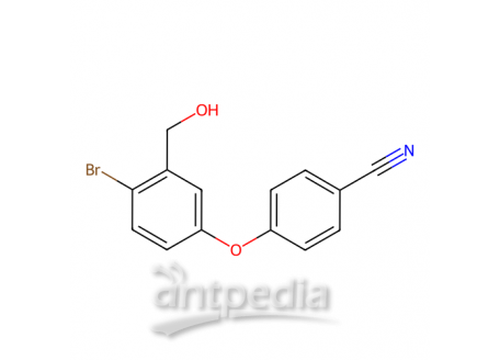 4-(4-溴-3-(羟基甲基)苯氧基)苯甲腈，906673-45-8，98%
