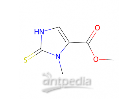 1-甲基-2-巯基-1H-咪唑-5-羧酸甲酯，68892-07-9，98%