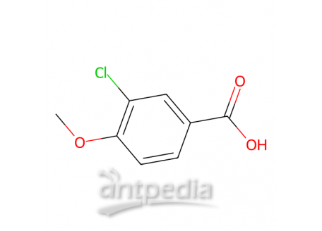 3-氯-4-甲氧基苯甲酸，37908-96-6，≥97.0%(GC)