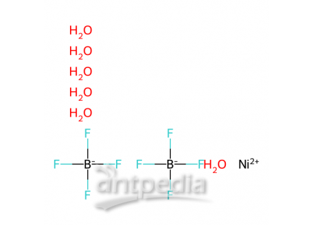 四氟硼酸镍(II)六水合物，15684-36-3，98%