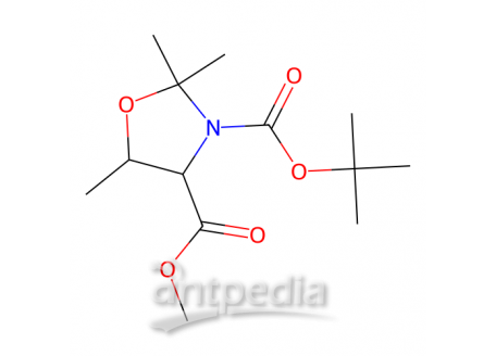 (4R,5S)-2,2,5-三甲基恶唑烷-3,4-二甲酸3-叔丁基4-甲酯，1013028-26-6，96%