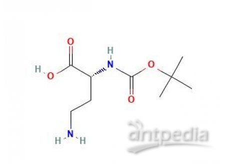 (R)-4-氨基-2-((叔丁氧羰基)氨基)丁酸，80445-78-9，98%