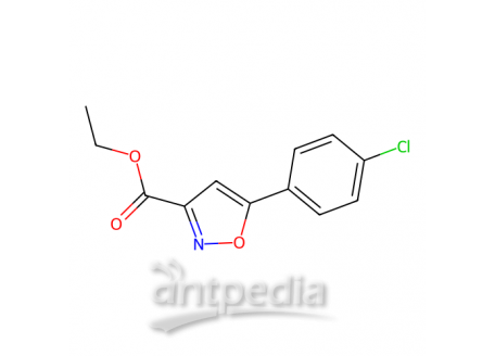 5-(4-氯苯基)异恶唑-3-羧酸乙酯，81282-12-4，98%