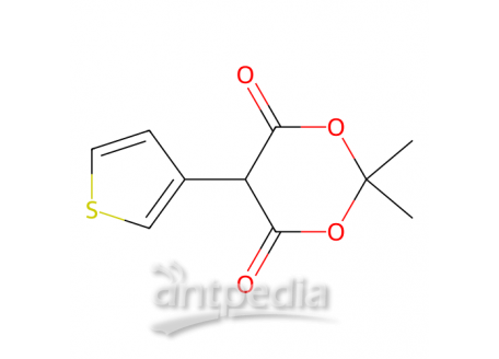 2,2-二甲基-5-(3-噻吩基)-1,3-二氧杂环己烷-4,6-二酮，61857-83-8，>98.0%(HPLC)