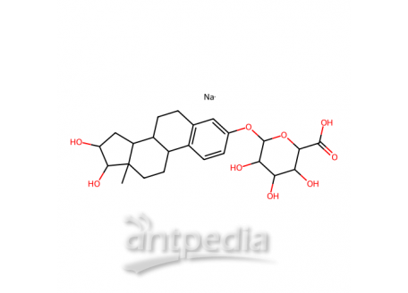 雌三醇3-(β-D-葡萄糖醛酸)钠盐，15087-06-6，≥95%