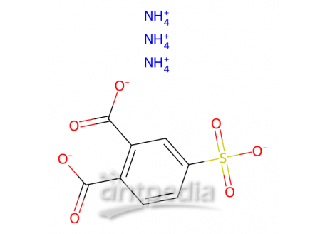 4-磺酸邻苯二甲酸三铵盐(含3-磺酸邻苯二甲酸盐)，22411-24-1，>65.0%(HPLC)