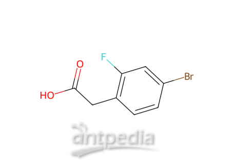 4-溴-2-氟苯乙酸，114897-92-6，98%