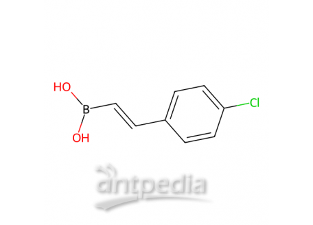 反式-2-(4-氯苯基)乙烯基硼酸，154230-29-2，95%